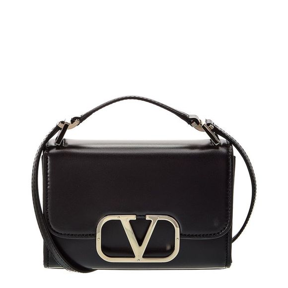 Valentino Handbags - Valentino VLogo Small Leather Shoulder Bag